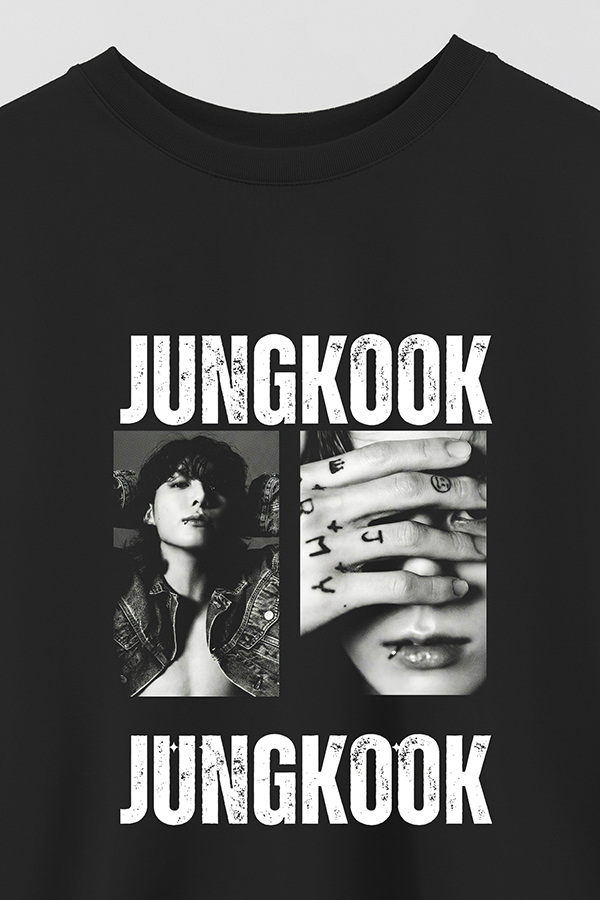 REMERA CROP ESTAMPADA BTS HT JUNGKOOK