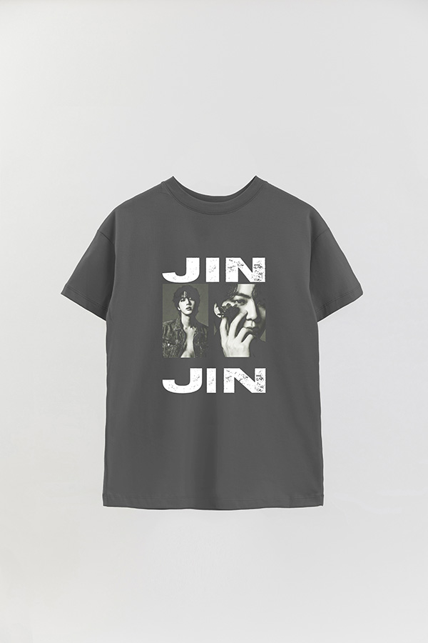 REMERA OVER ESTAMPADA BTS HT JIN