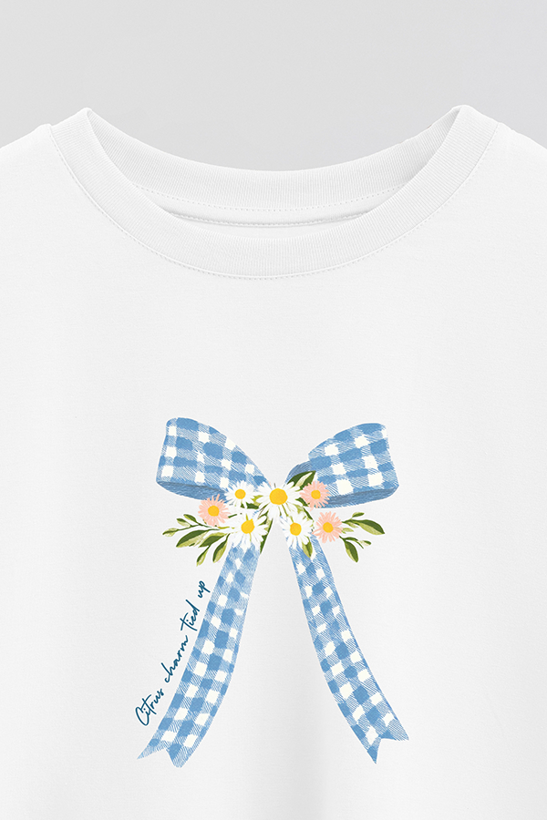 REMERA CROP ESTAMPADA COASTAL CITRUS CHARM