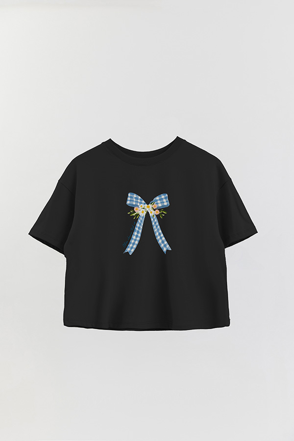 REMERA CROP ESTAMPADA COASTAL CITRUS CHARM
