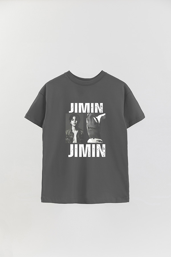 REMERA OVER ESTAMPADA BTS HT JIMIN