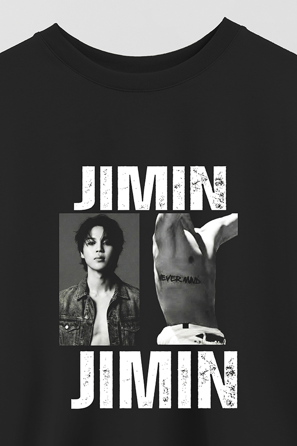 REMERA CROP ESTAMPADA BTS HT JIMIN