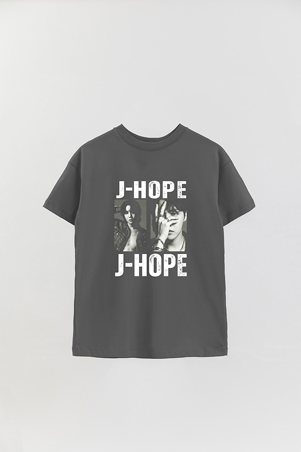 REMERA OVER ESTAMPADA BTS HT JHOPE