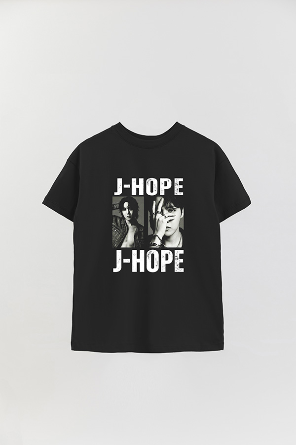 REMERA OVER ESTAMPADA BTS HT JHOPE