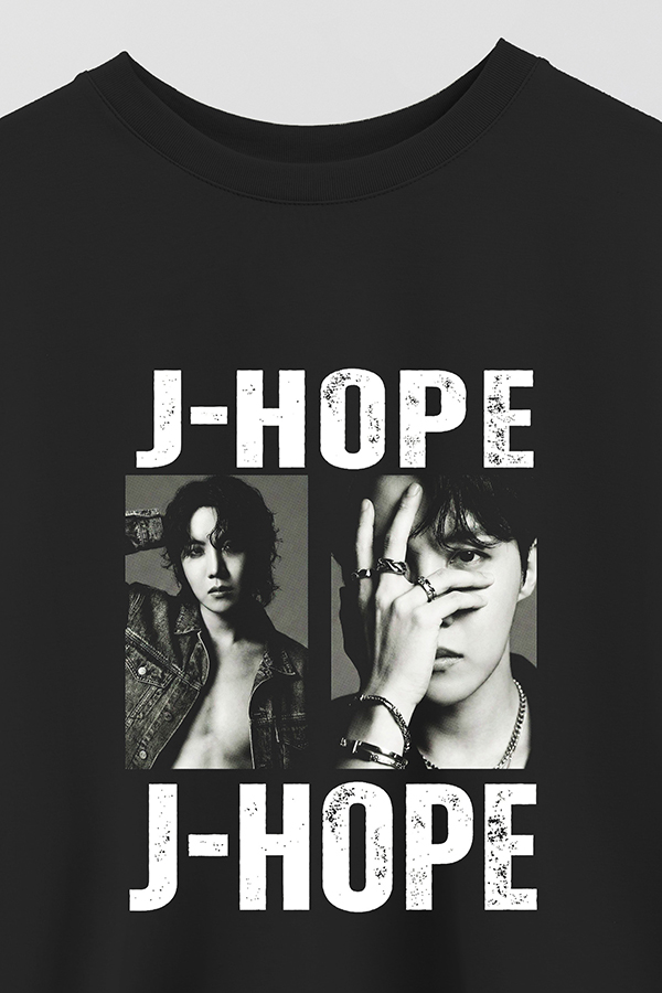 REMERA CROP ESTAMPADA BTS HT JHOPE