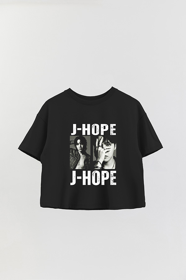 REMERA CROP ESTAMPADA BTS HT JHOPE