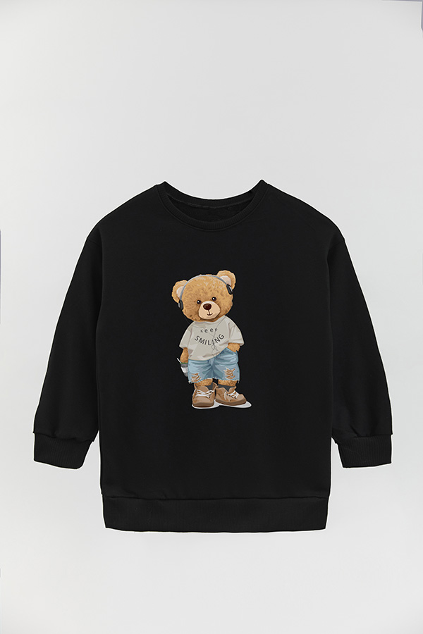 BUZO RUSTICO KIDS TEDDY KEEP SMILING