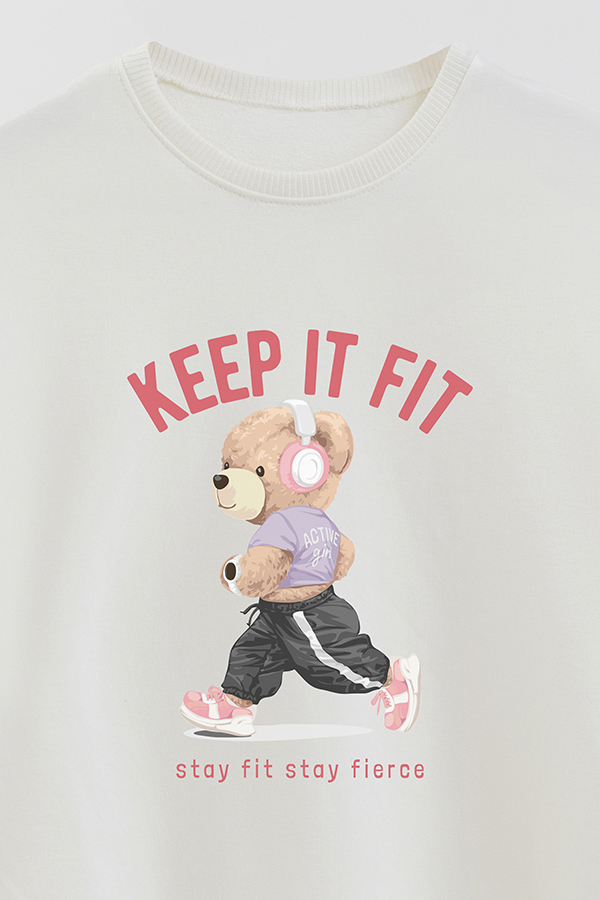 BUZO RUSTICO KIDS TEDDY KEEP IT FIT