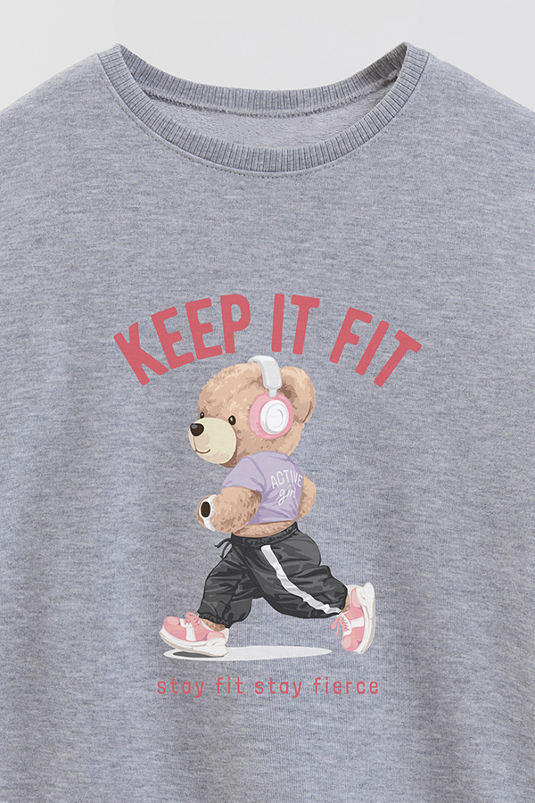 BUZO RUSTICO KIDS TEDDY KEEP IT FIT