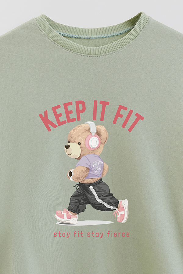 BUZO RUSTICO KIDS TEDDY KEEP IT FIT