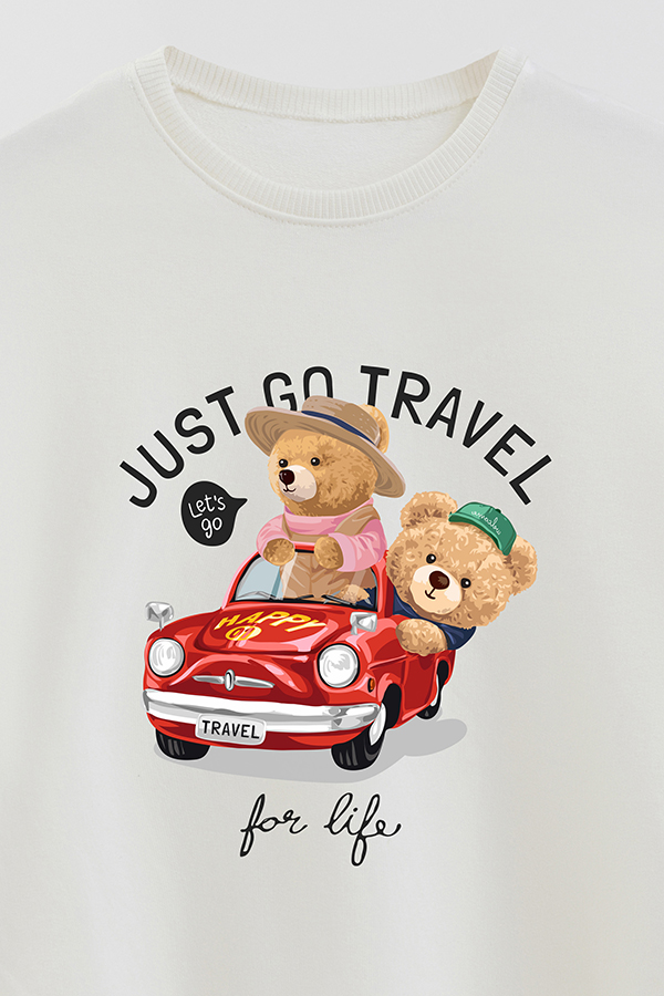 BUZO RUSTICO KIDS TEDDY JUST GO TRAVEL