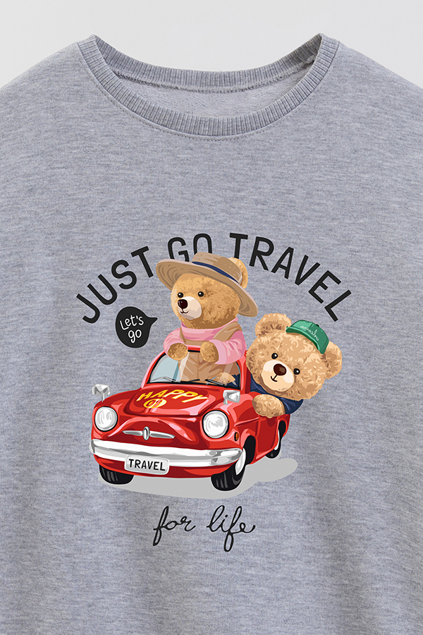 BUZO RUSTICO KIDS TEDDY JUST GO TRAVEL