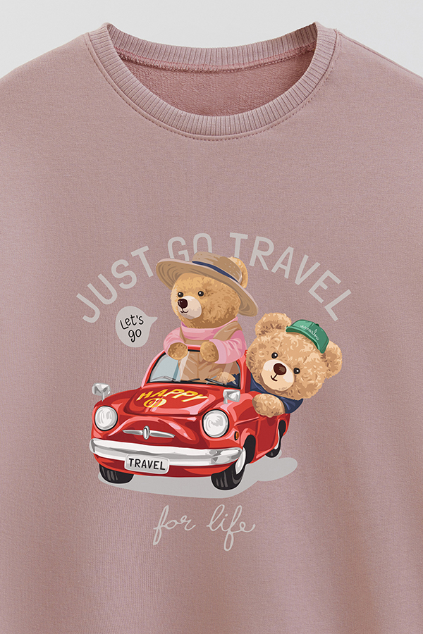 BUZO RUSTICO KIDS TEDDY JUST GO TRAVEL