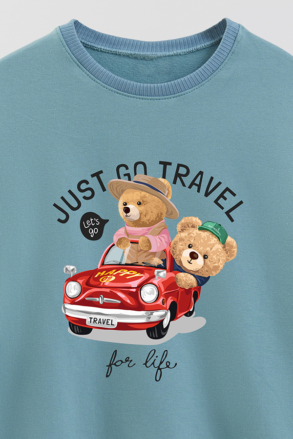 BUZO RUSTICO KIDS TEDDY JUST GO TRAVEL