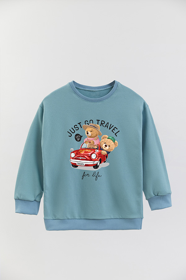 BUZO RUSTICO KIDS TEDDY JUST GO TRAVEL