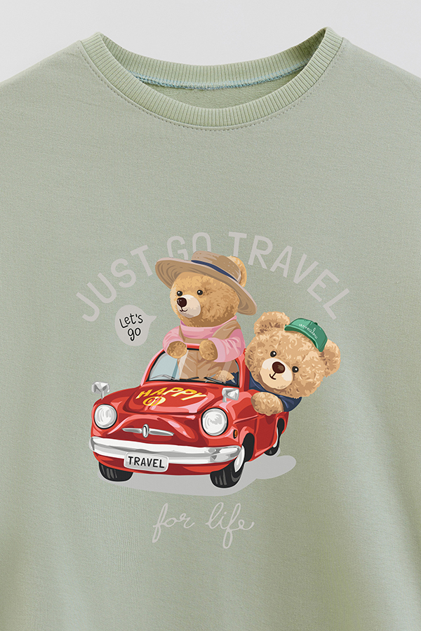 BUZO RUSTICO KIDS TEDDY JUST GO TRAVEL