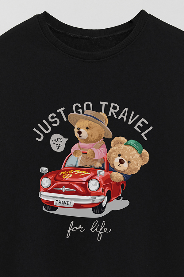 BUZO RUSTICO KIDS TEDDY JUST GO TRAVEL