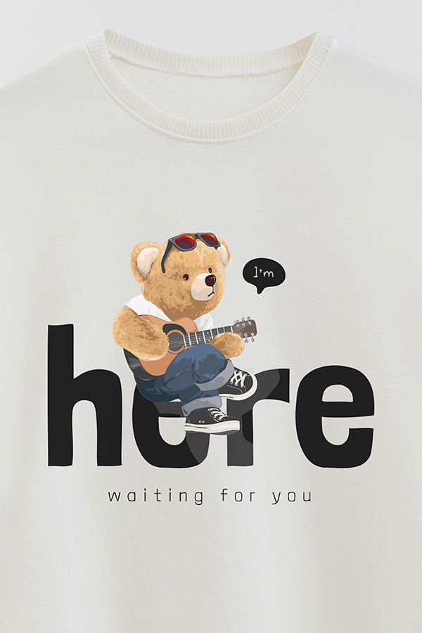BUZO RUSTICO KIDS TEDDY IM HERE
