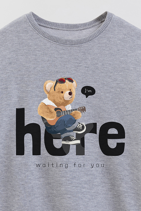 BUZO RUSTICO KIDS TEDDY IM HERE