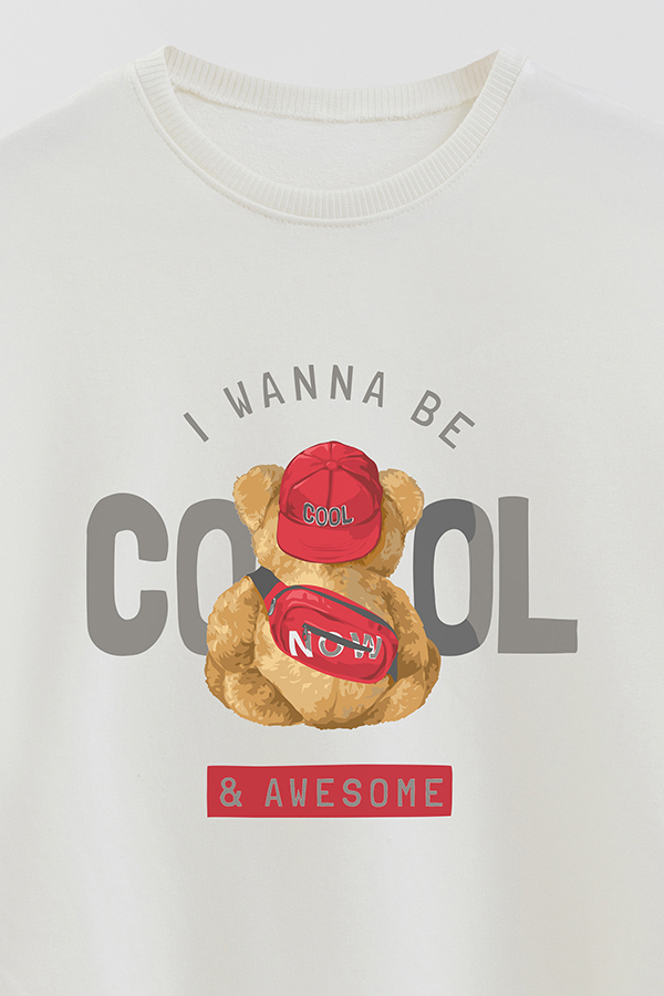 BUZO RUSTICO KIDS TEDDY I WANNA BE COOL