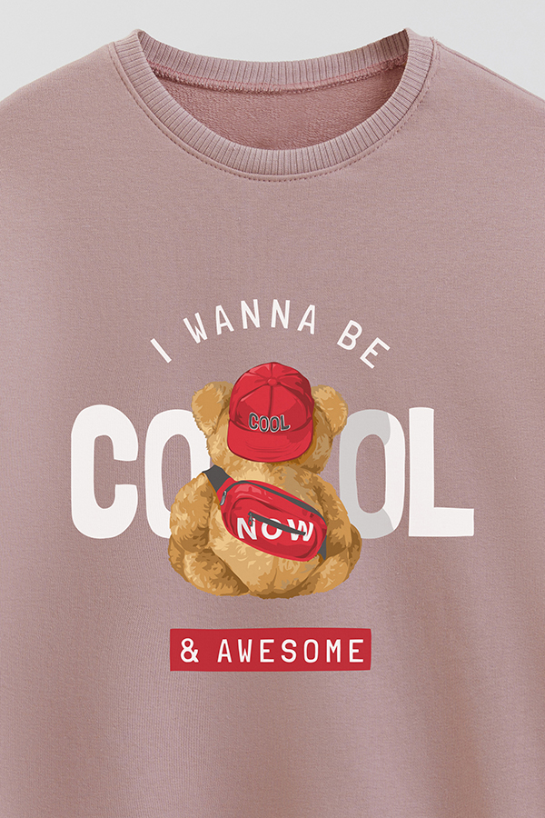 BUZO RUSTICO KIDS TEDDY I WANNA BE COOL