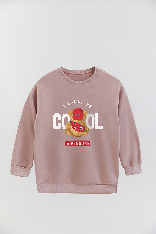 BUZO RUSTICO KIDS TEDDY I WANNA BE COOL