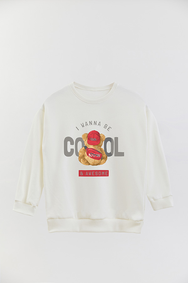 BUZO RUSTICO KIDS TEDDY I WANNA BE COOL