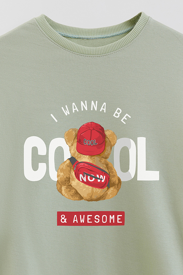 BUZO RUSTICO KIDS TEDDY I WANNA BE COOL