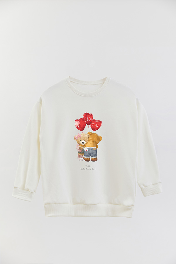BUZO RUSTICO KIDS TEDDY I LOVE YOU