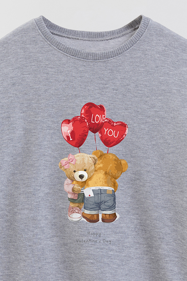 BUZO RUSTICO KIDS TEDDY I LOVE YOU