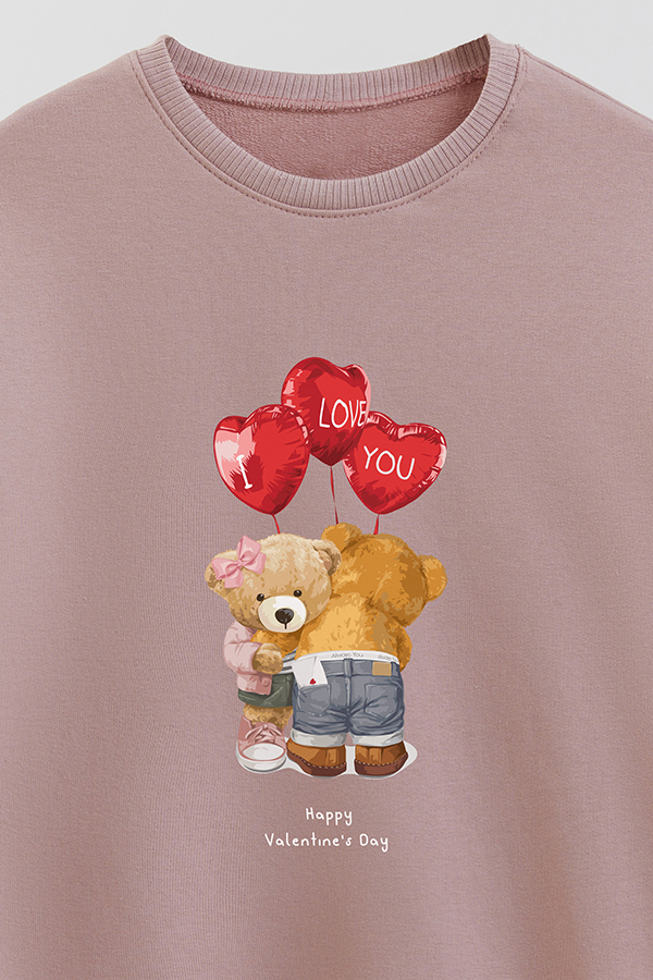 BUZO RUSTICO KIDS TEDDY I LOVE YOU