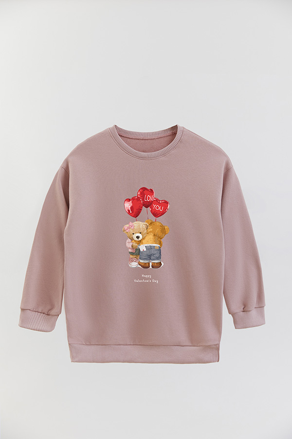 BUZO RUSTICO KIDS TEDDY I LOVE YOU