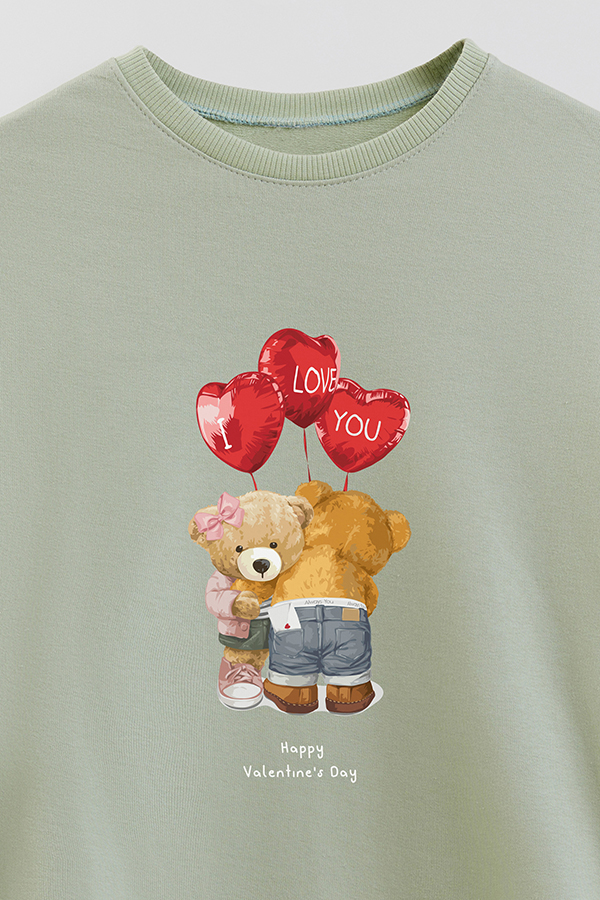 BUZO RUSTICO KIDS TEDDY I LOVE YOU