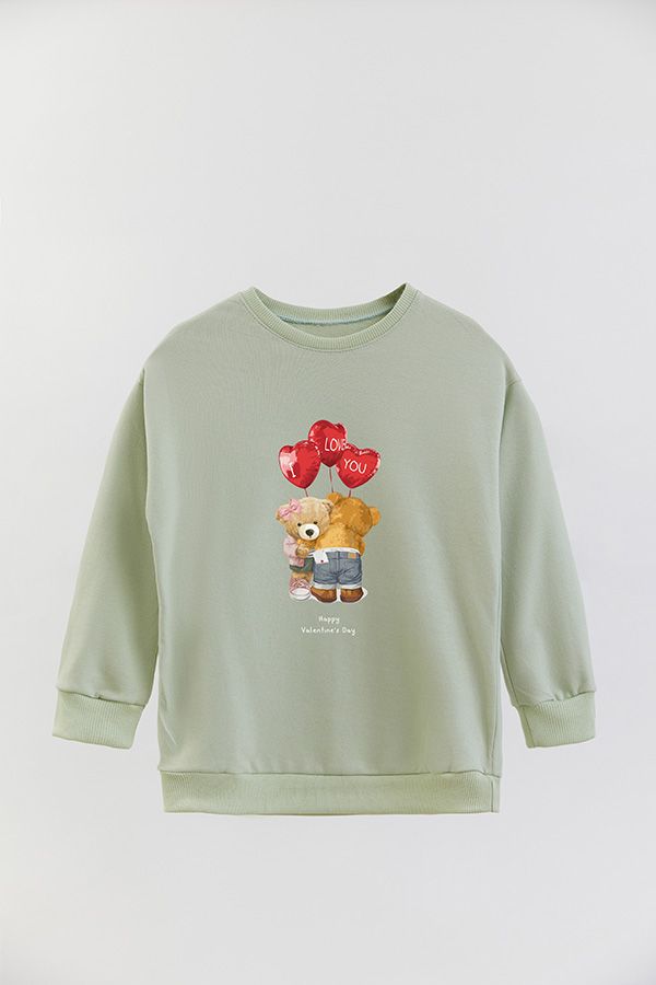 BUZO RUSTICO KIDS TEDDY I LOVE YOU