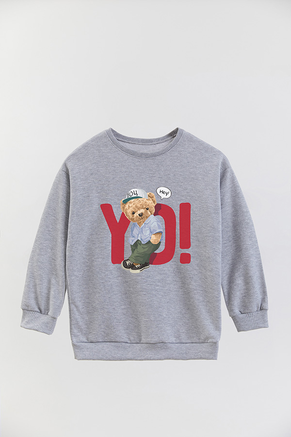 BUZO RUSTICO KIDS TEDDY HEY YO