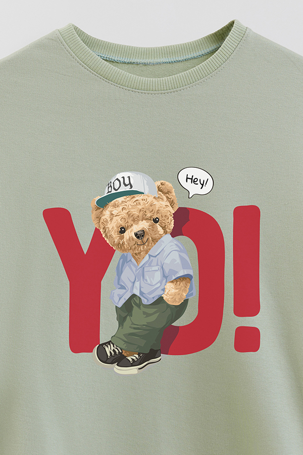 BUZO RUSTICO KIDS TEDDY HEY YO