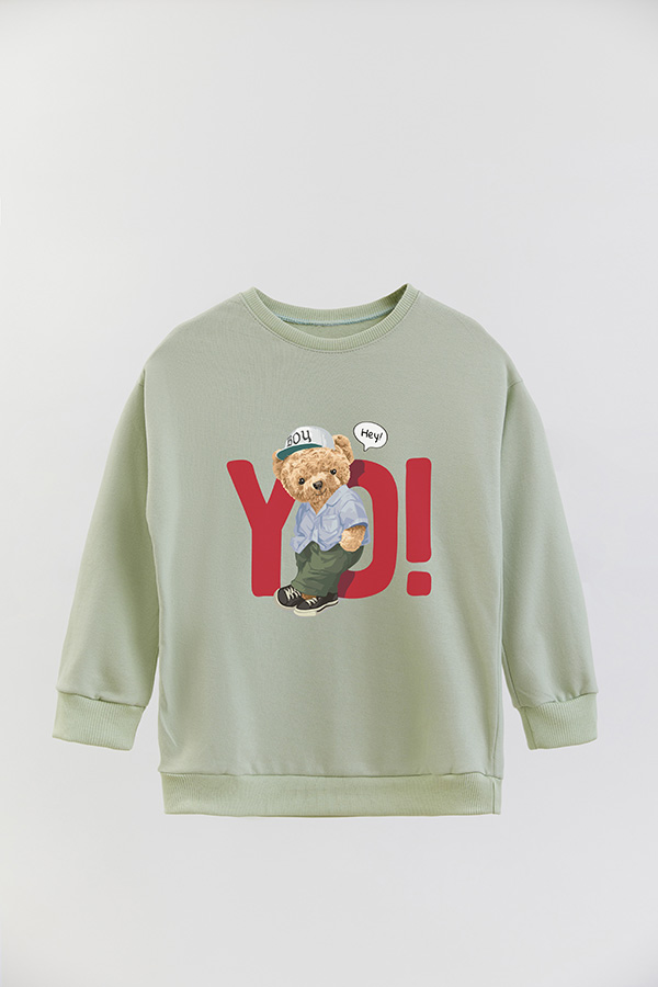 BUZO RUSTICO KIDS TEDDY HEY YO
