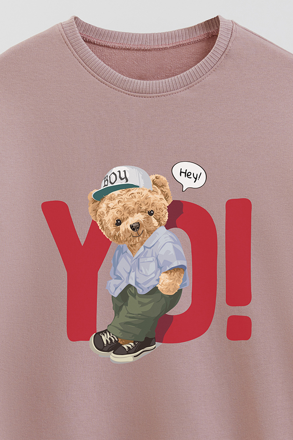BUZO RUSTICO KIDS TEDDY HEY YO