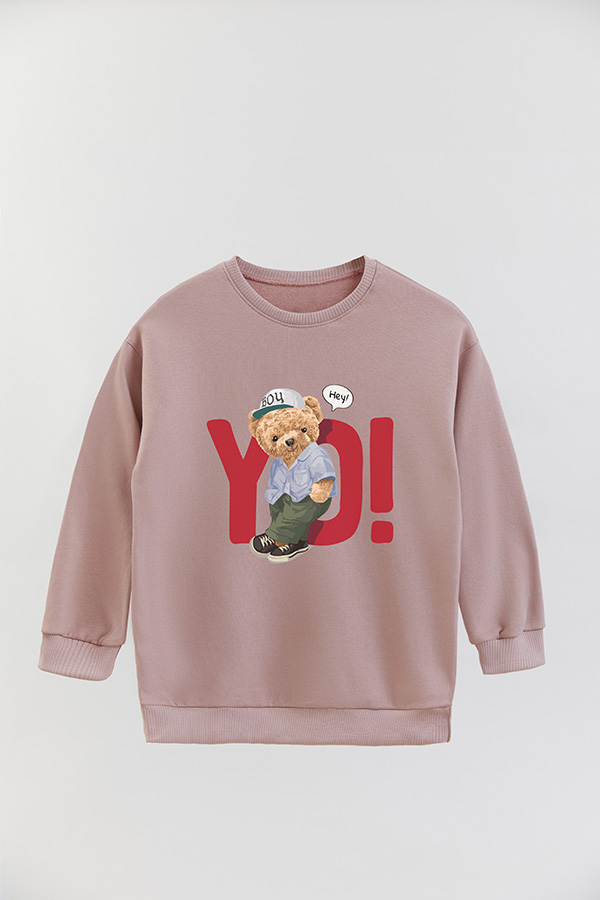 BUZO RUSTICO KIDS TEDDY HEY YO