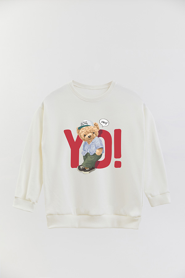 BUZO RUSTICO KIDS TEDDY HEY YO