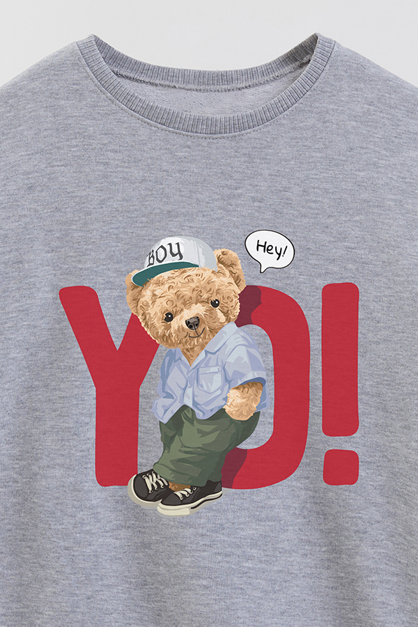 BUZO RUSTICO KIDS TEDDY HEY YO