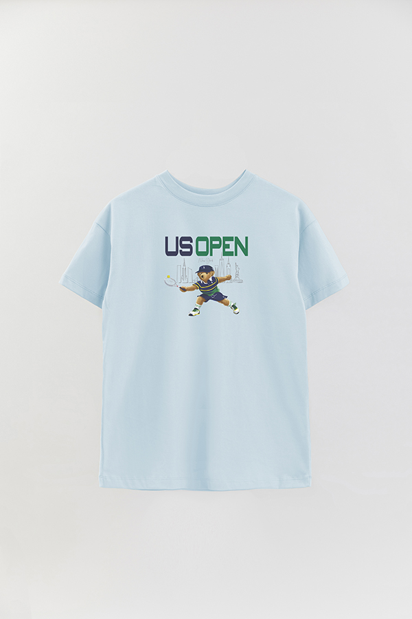 REMERA OVER ESTAMPADA UNISEX BEAR US OPEN