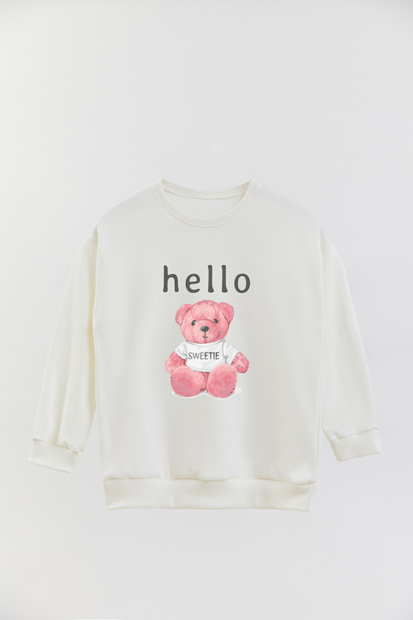 BUZO RUSTICO KIDS TEDDY HELLO SWEETIE