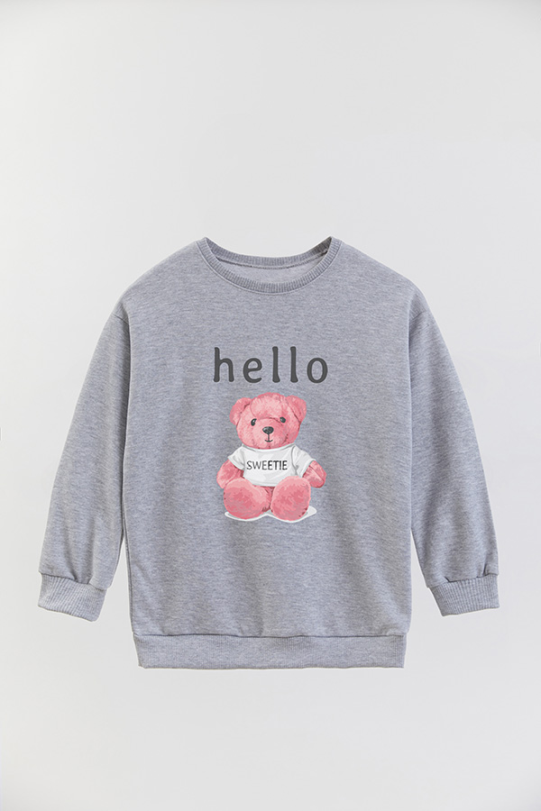 BUZO RUSTICO KIDS TEDDY HELLO SWEETIE