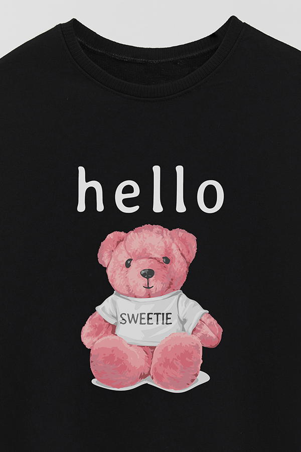 BUZO RUSTICO KIDS TEDDY HELLO SWEETIE