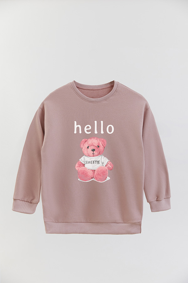 BUZO RUSTICO KIDS TEDDY HELLO SWEETIE