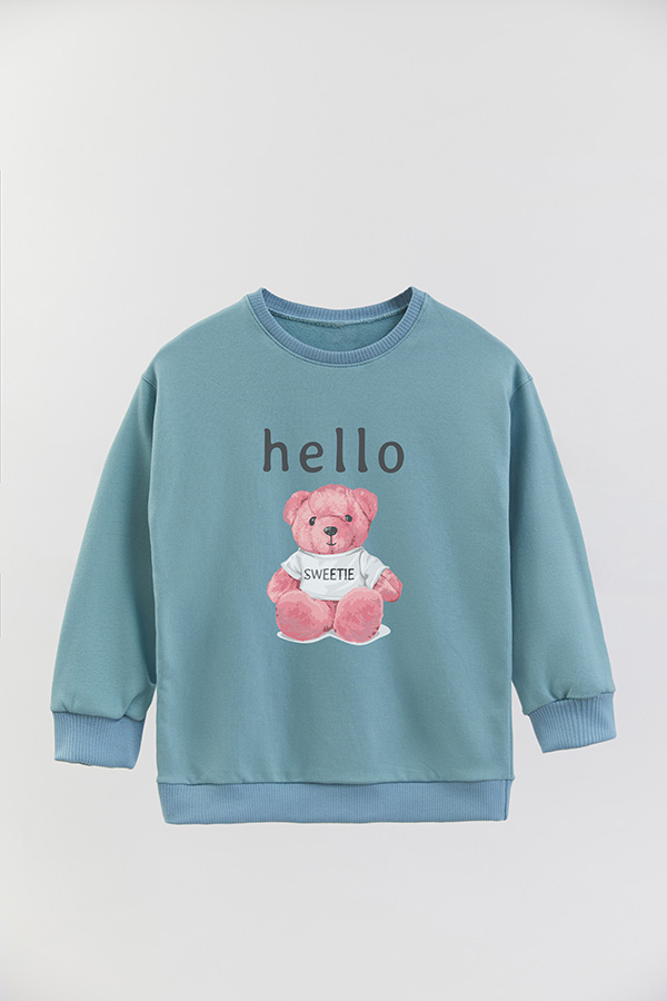 BUZO RUSTICO KIDS TEDDY HELLO SWEETIE