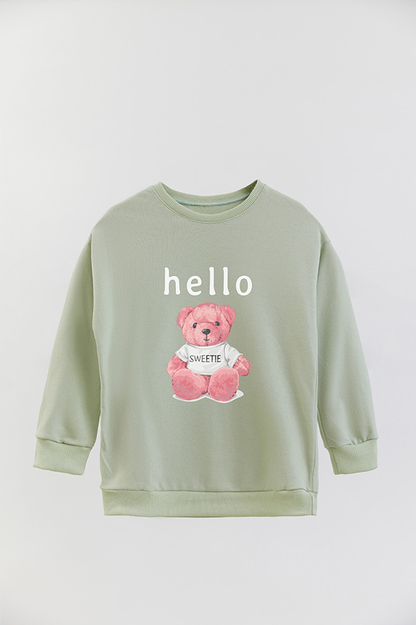 BUZO RUSTICO KIDS TEDDY HELLO SWEETIE
