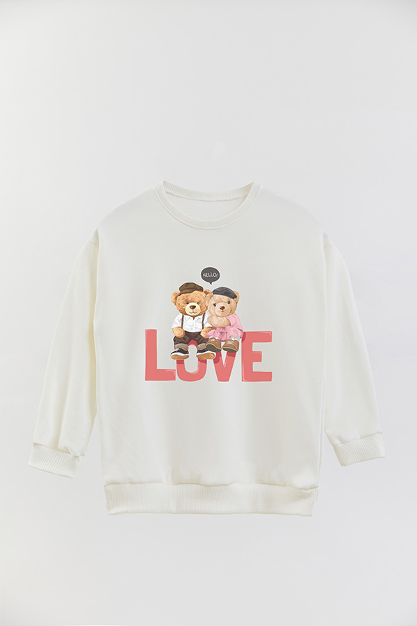 BUZO RUSTICO KIDS TEDDY HELLO LOVE