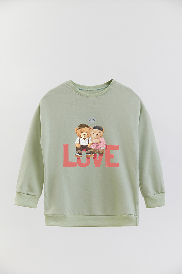 BUZO RUSTICO KIDS TEDDY HELLO LOVE